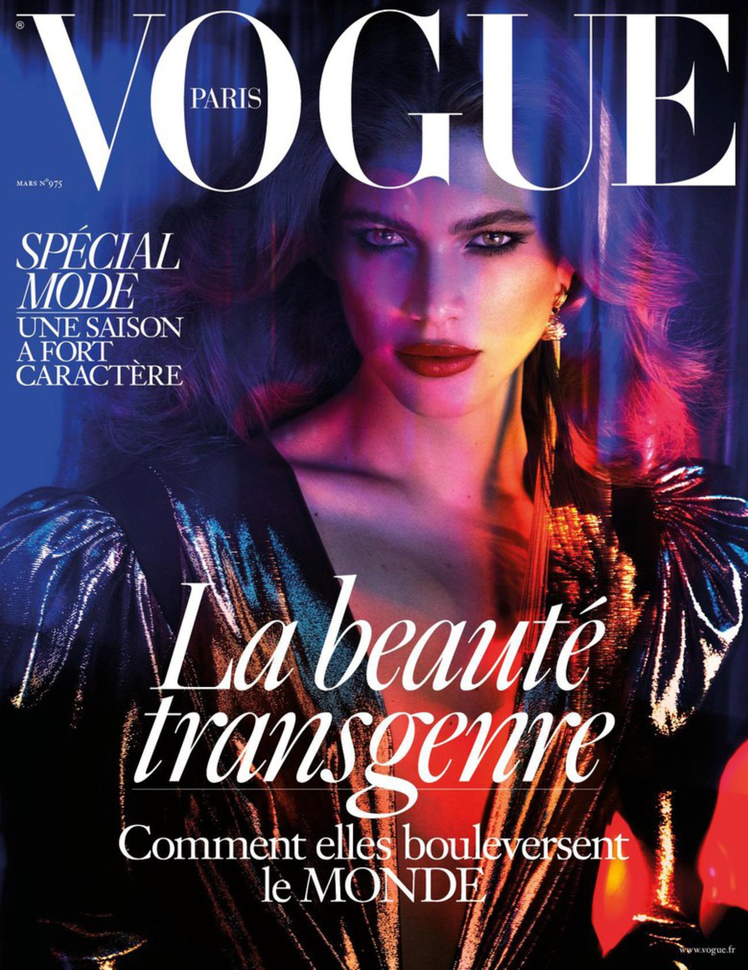 Transgender Model Valentina Sampaio Graces Cover of French Vogue