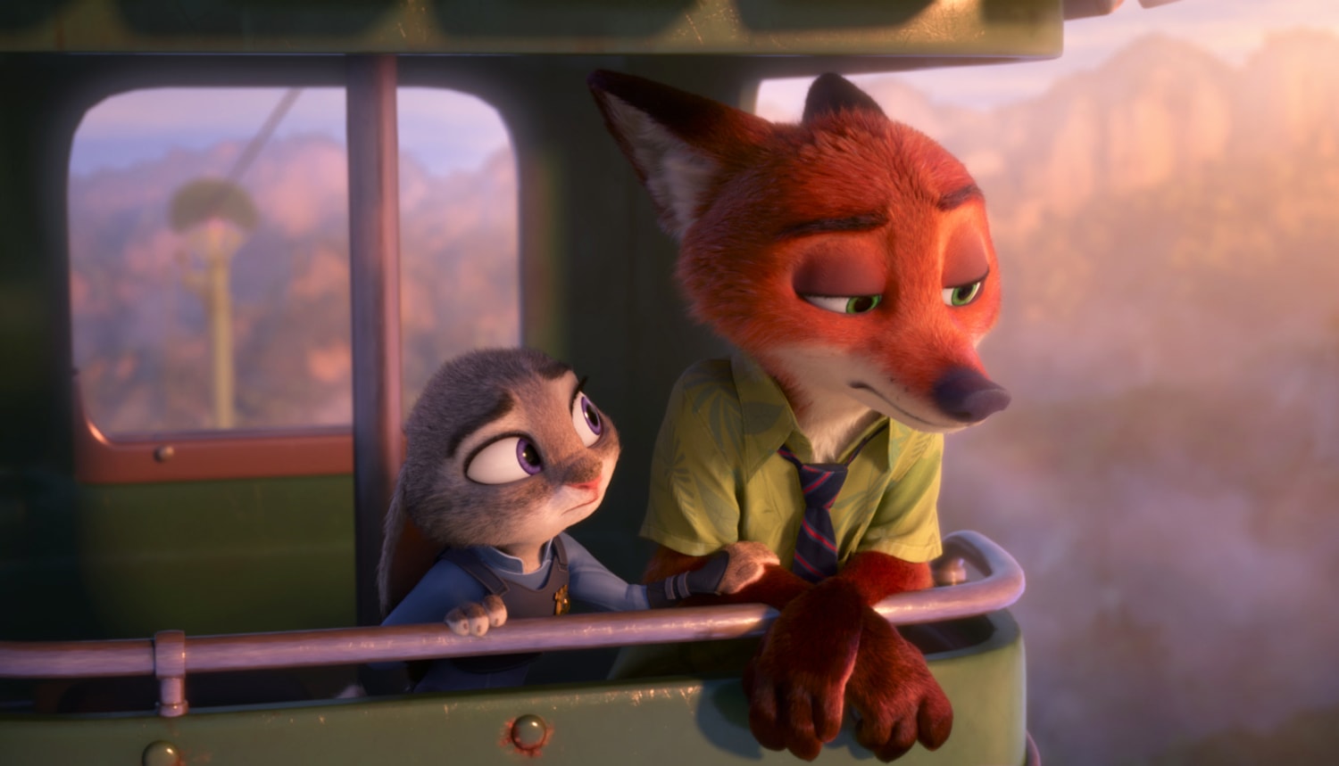 In the Disney movie Zootopia, there's a scene about future