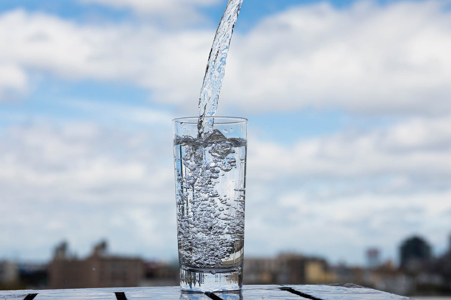 What happens if you drink out of the same water glass for a week