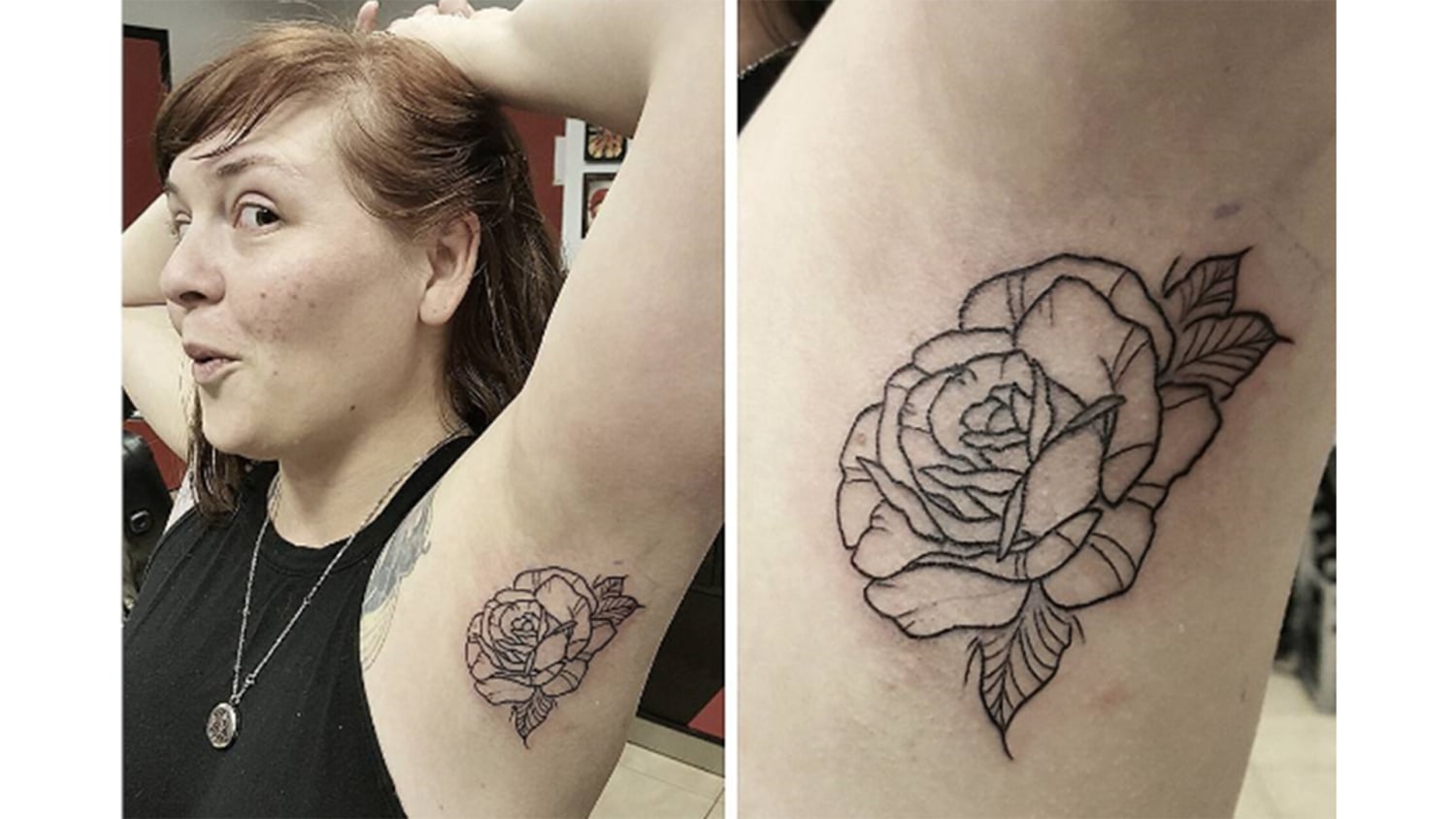 Tattoo Artist Gives Girl With Dyslexia Free Hand Tattoos