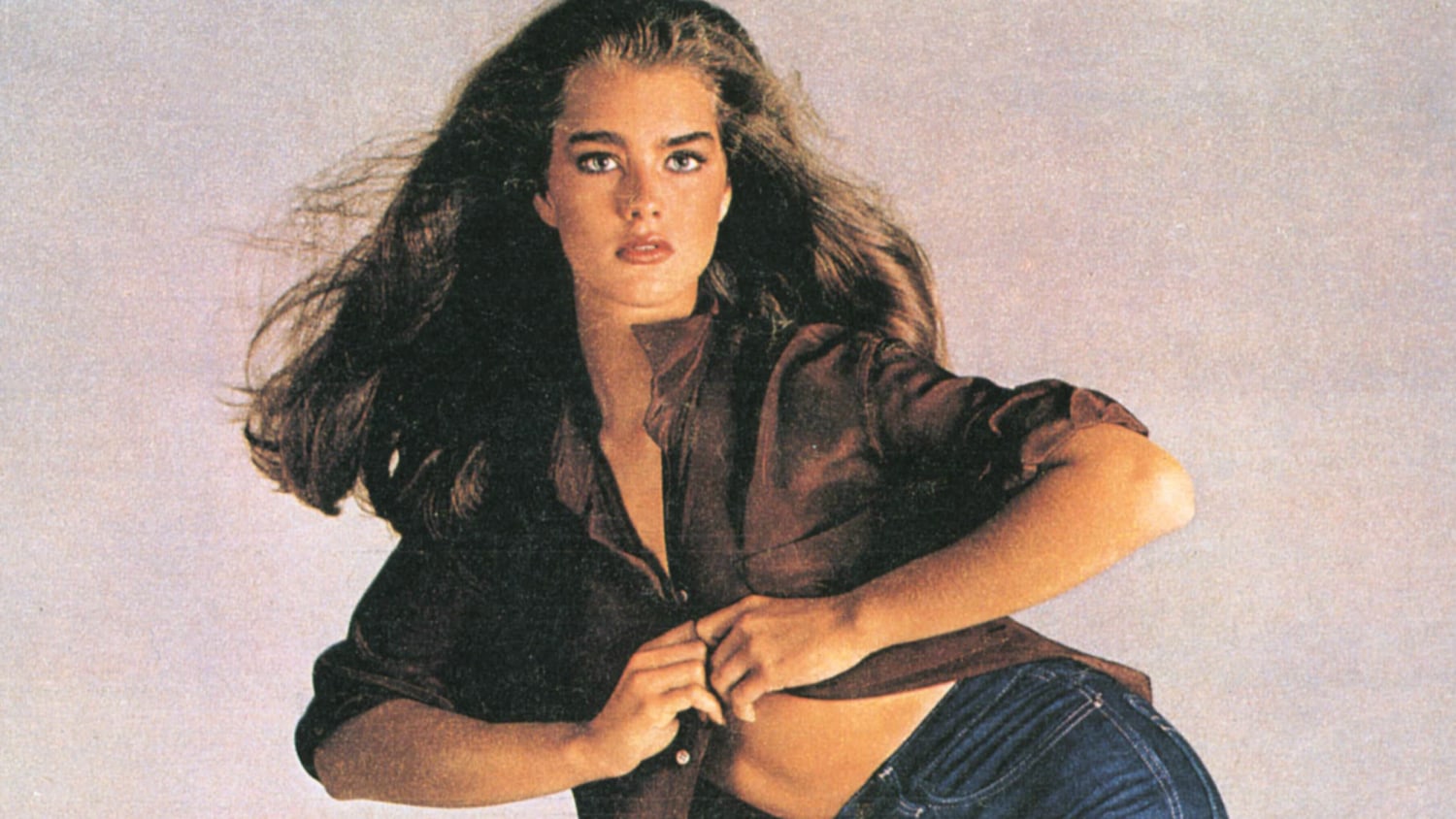 Brooke Shields Models Calvin Klein Lingerie 37 Years After Iconic Jeans ...