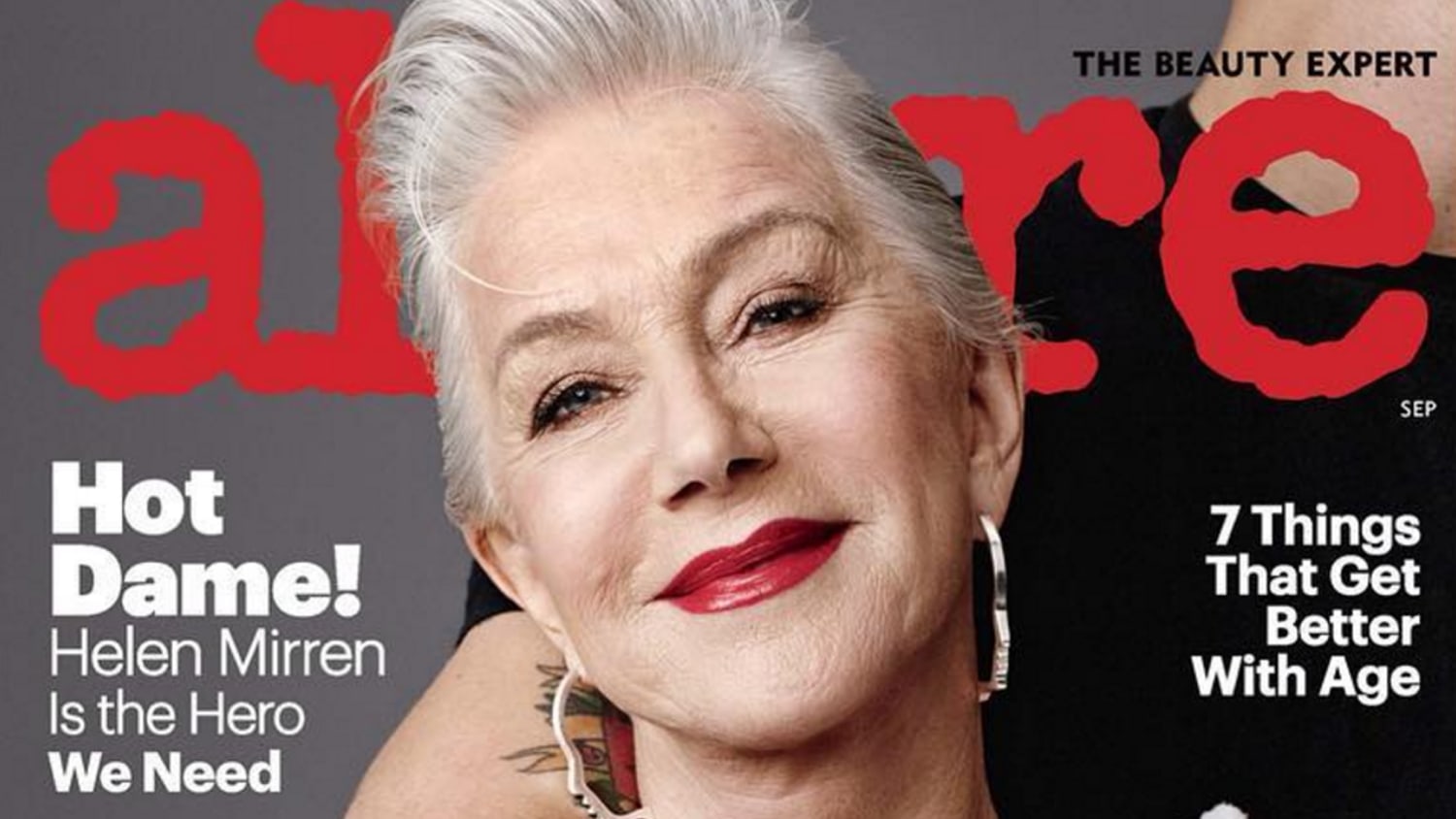 Imádjuk! A 72 éves Helen Mirren is szeptemberi címlaplány lett