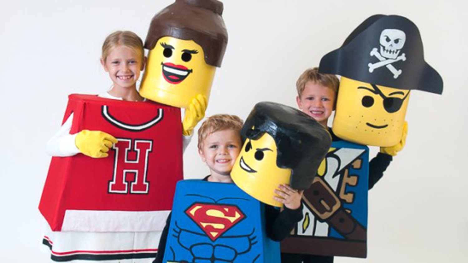 Dad wins Halloween with amazing Lego costume for his son