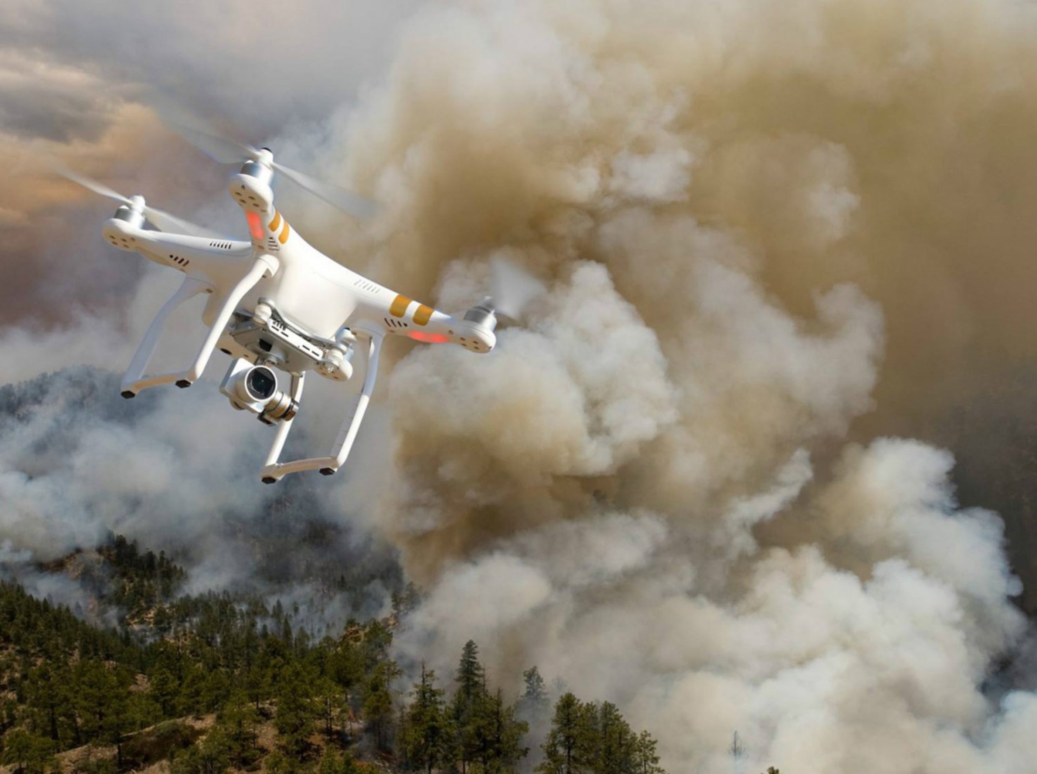 In the Los Angeles Fires, Drones Take Off for the First Time