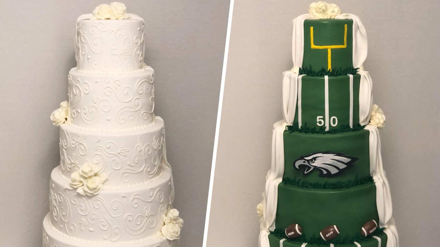 Philadelphia Eagles Birthday Cake Topper Sports Party Custom Cake