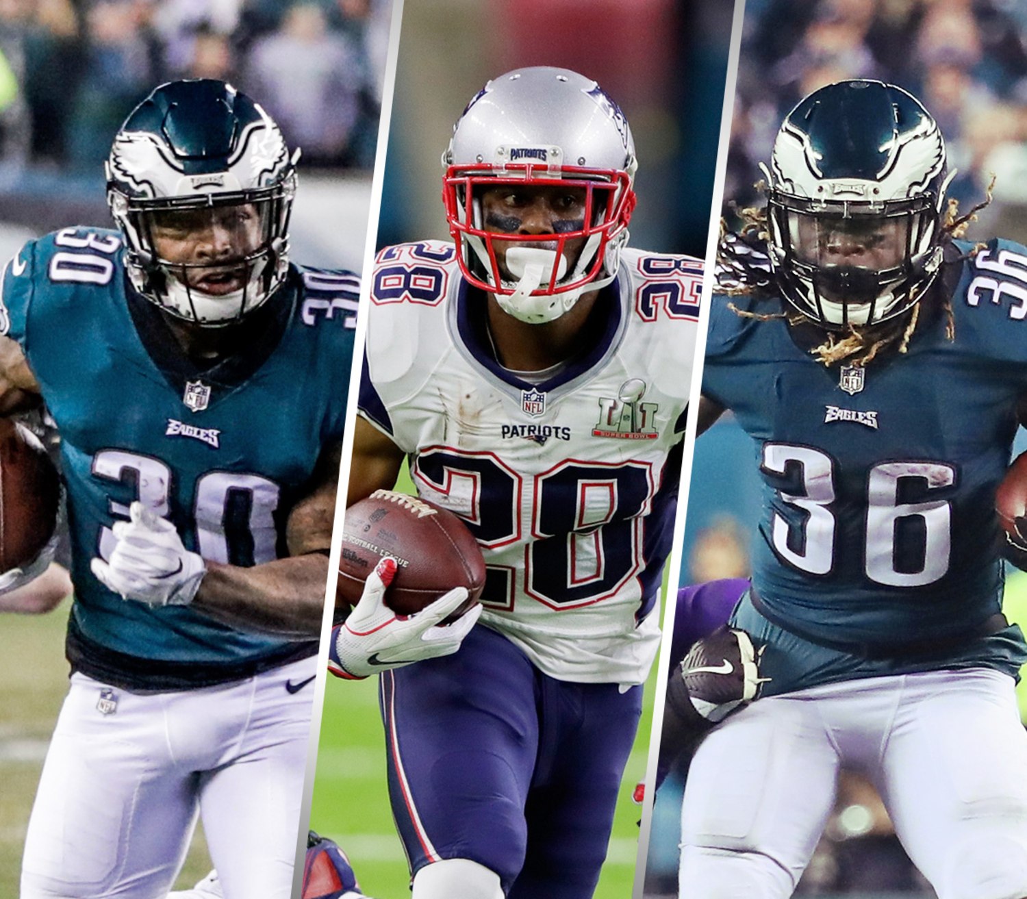 Super Bowl LII: Black running backs who could lead their teams to victory