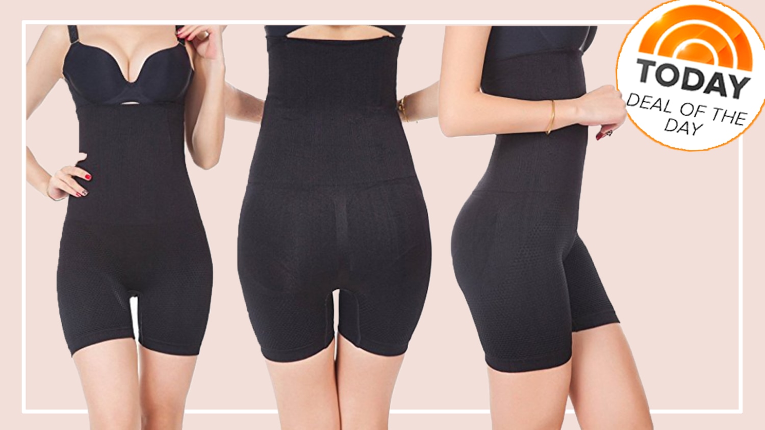 high-waisted shapewear shorts 