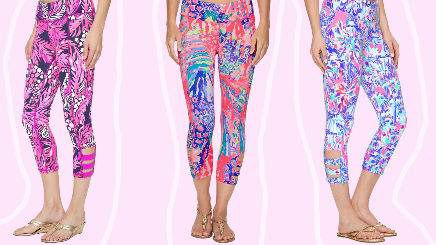 Lilly Pulitzer, Other, Lilly Pulitzer Luxletic Leggings Shell Me You Love  Me