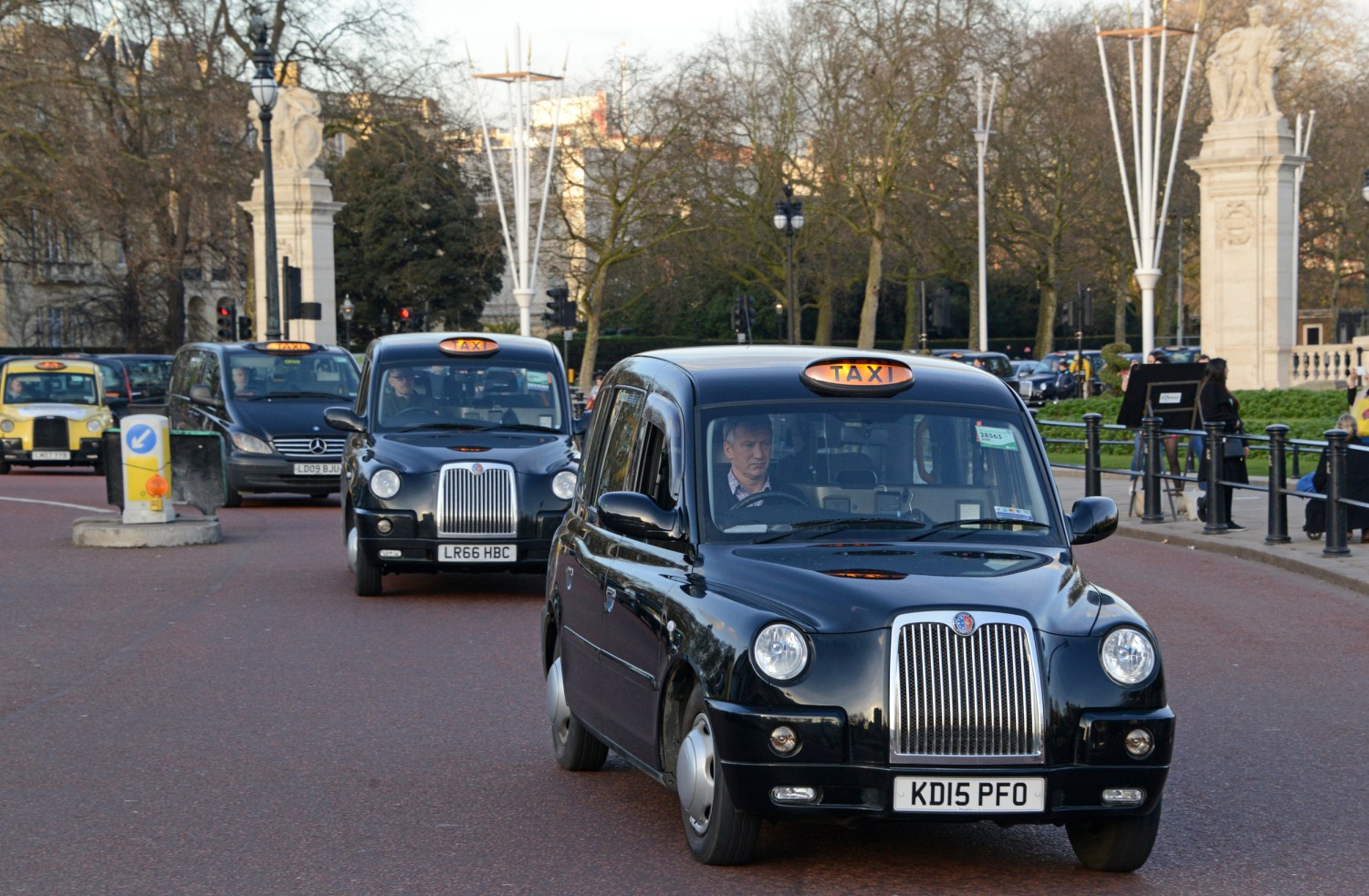 british taxi cab driver