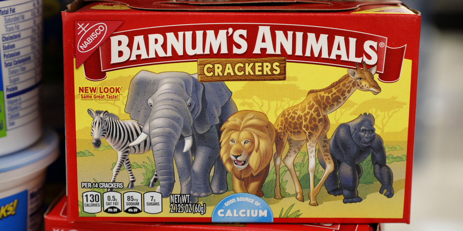 Animal Crackers FRIDGE MAGNET cookie box 