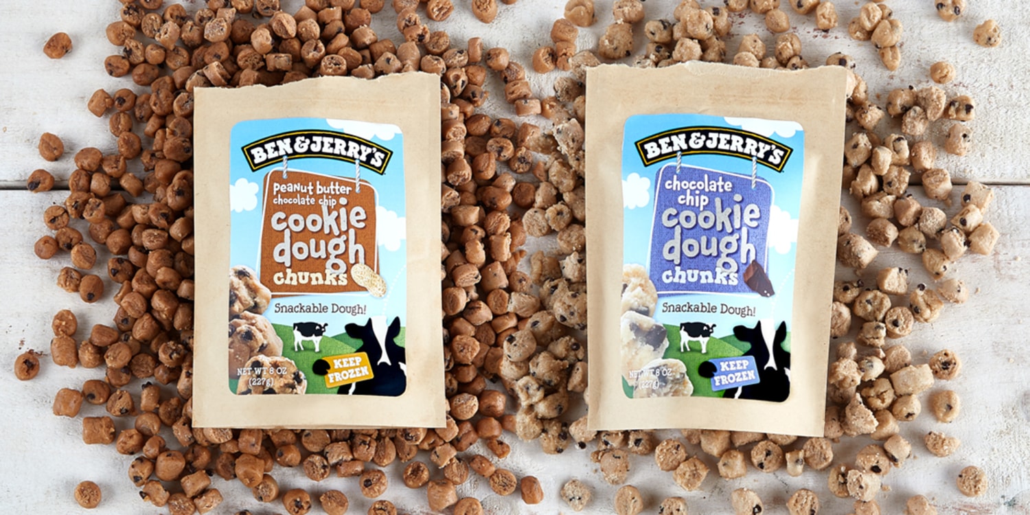 Ben & Jerry's tests bags of cookie dough chunks in Vermont