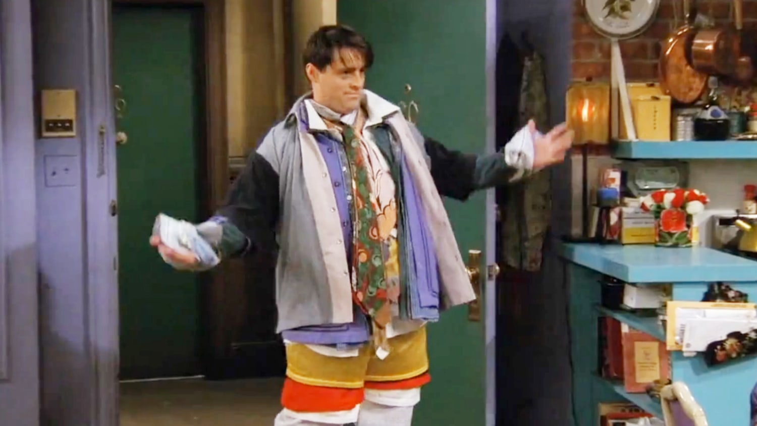See the designer coat that's making everyone think of Joey on 'Friends'