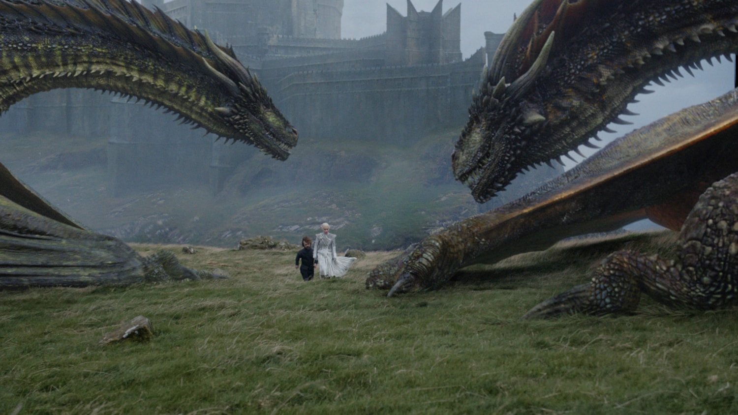 What are the dragons' names in Game of Thrones?