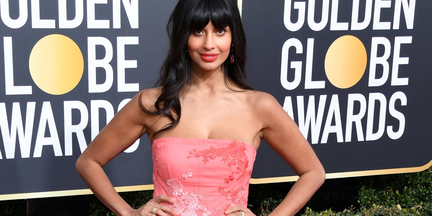 jameela jamil sheer dress Jameela Jamil's Dress at GLAAD Media Awards 2019