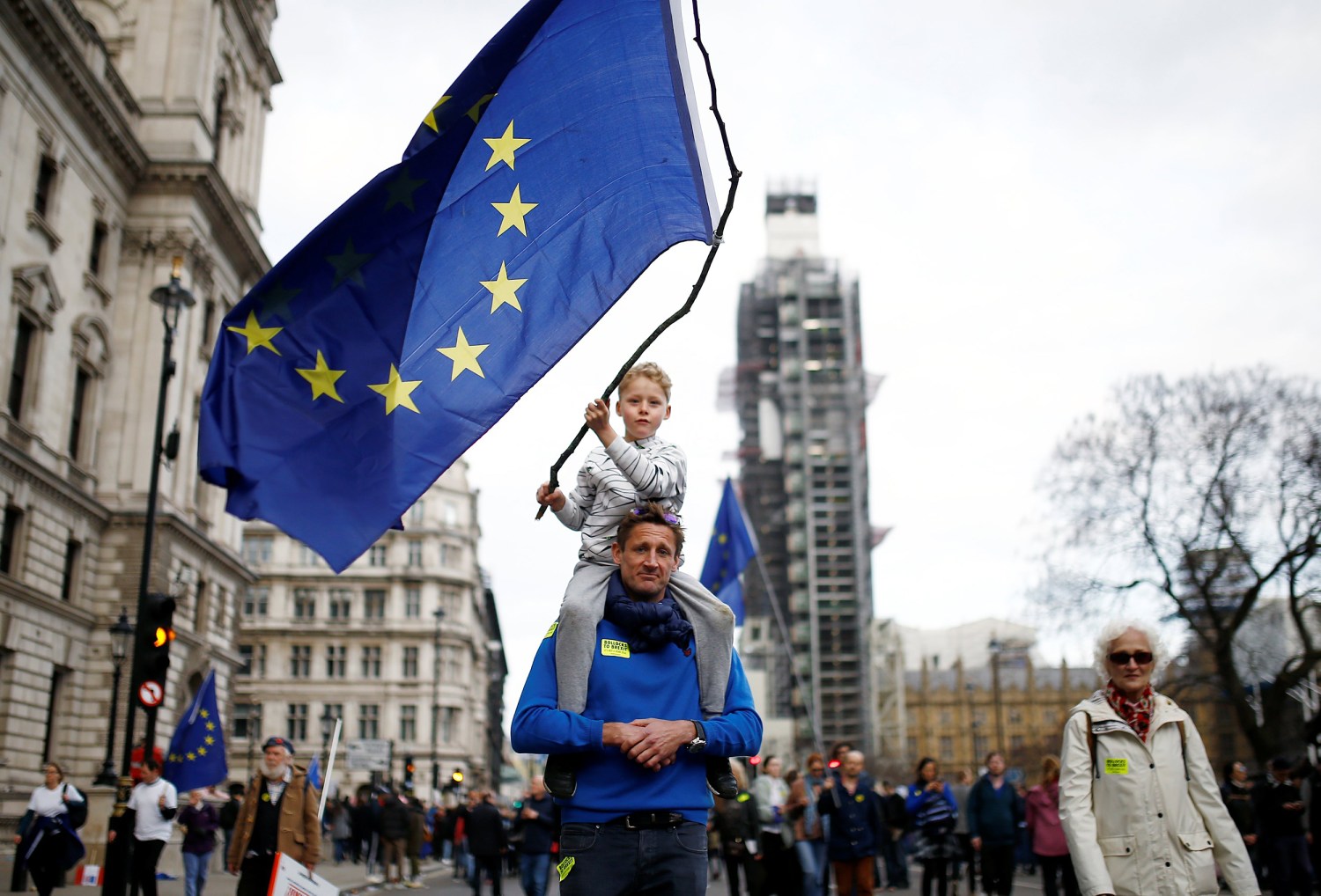 Anti-Brexit marchers flood into London, demand new vote