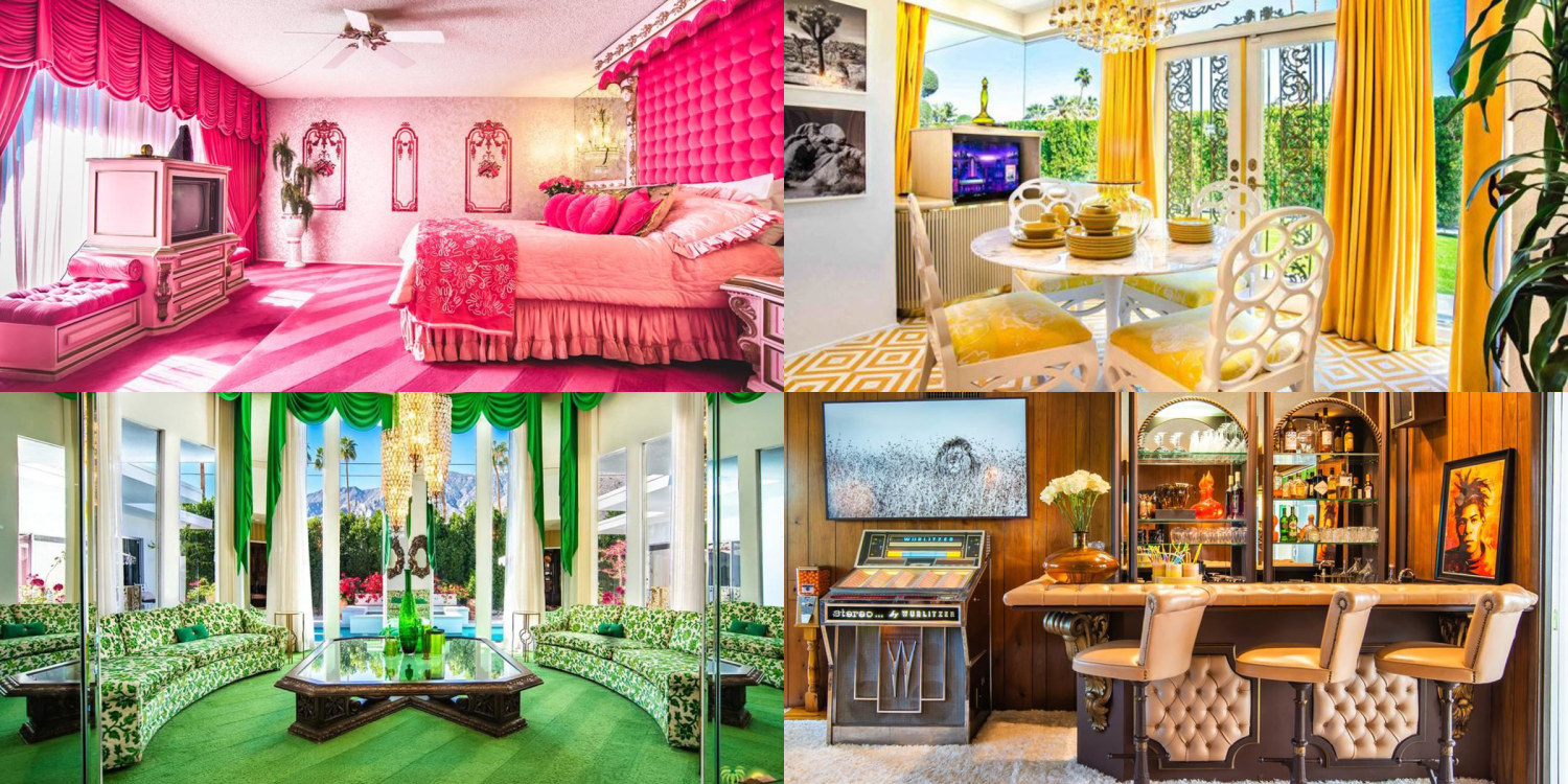 This vintage-decorated Palm Springs home will take you back 50 years, image size:1500x750