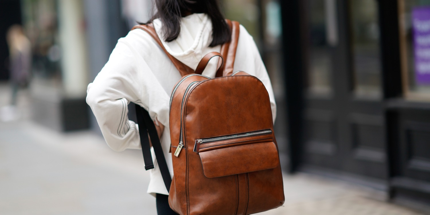 CLN Cof /tan backpack, Women's Fashion, Bags & Wallets, Backpacks
