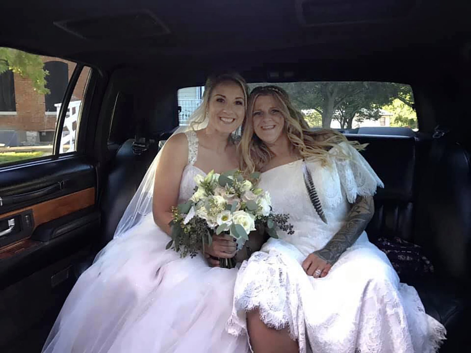 Lesbian couple initially denied wedding services finally ties the knot