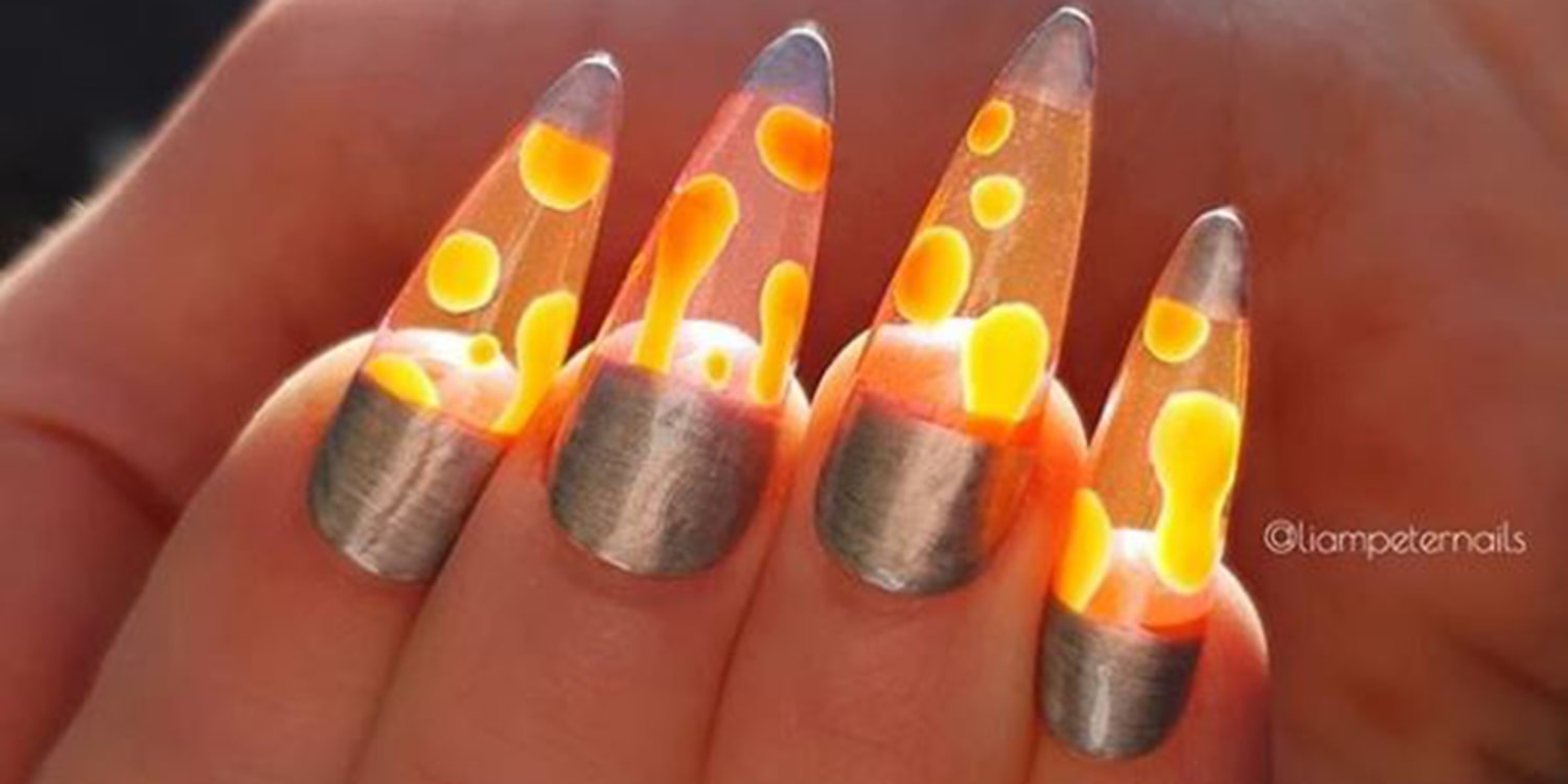 Lava lamp nails is the new trend taking over your Instagram