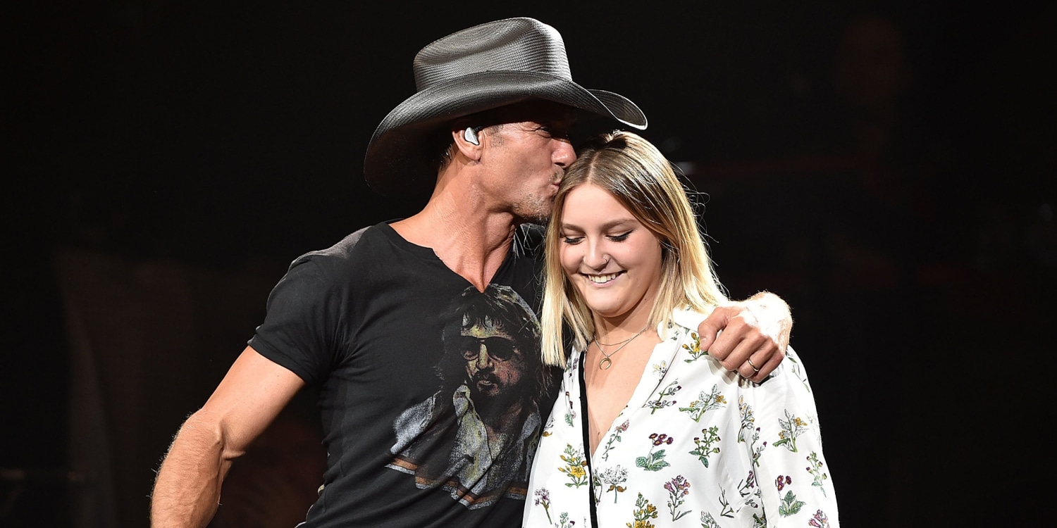 Tim McGraw causes a tizzy with tribute to rarely-seen family