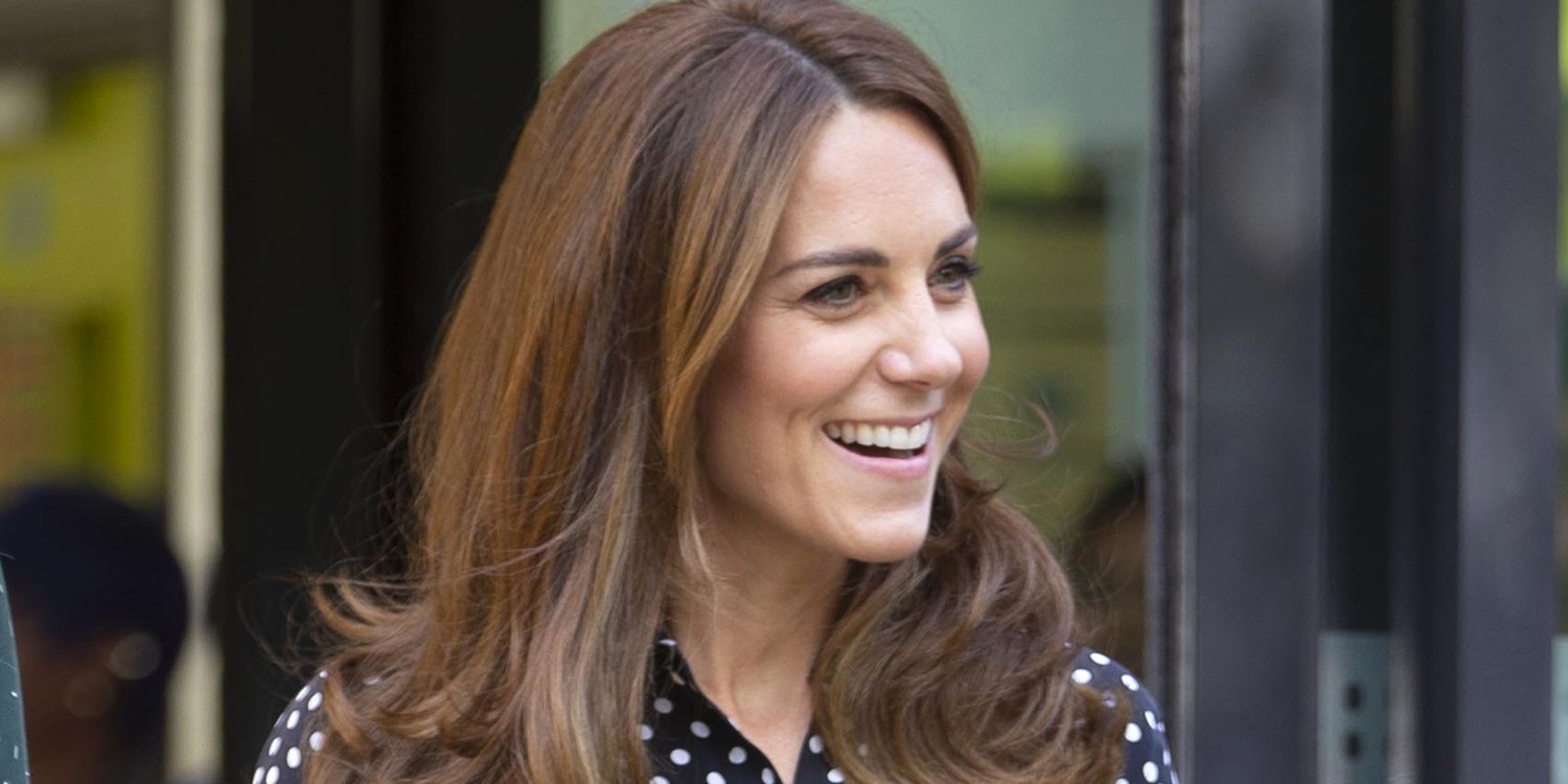 Kate Middleton stuns in polka-dot blouse and black jeans while showing off  her cooking skills in Dublin - OK! Magazine