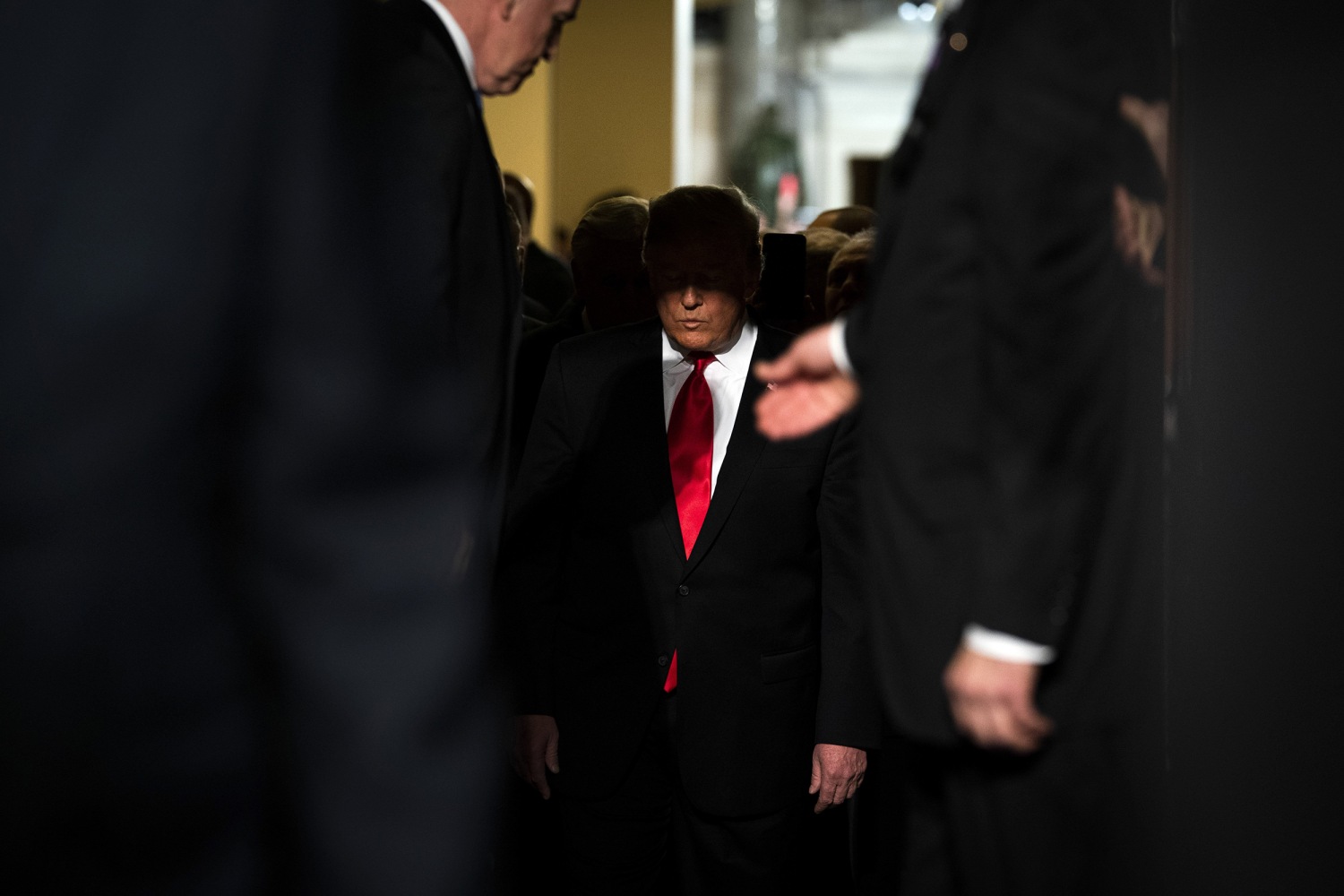 Deny, divert, discredit: Trump turns to his scandal playbook once