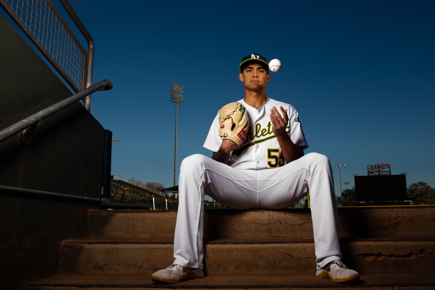 Andrean grad Sean Manaea steps up at the plate for Athletics