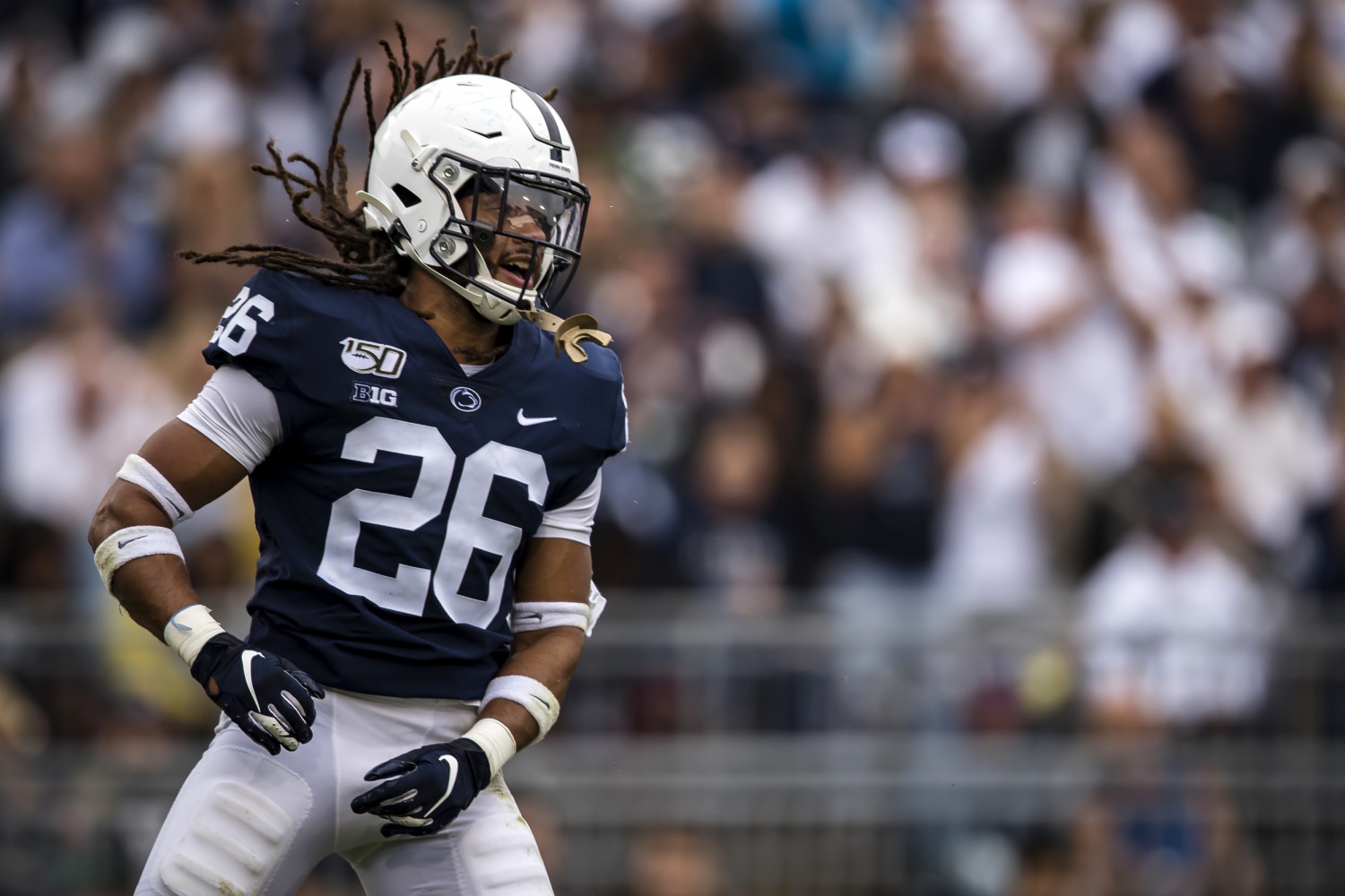 NCAA Football Jersey Penn State Nittany Lions #26 Saquon Barkley White