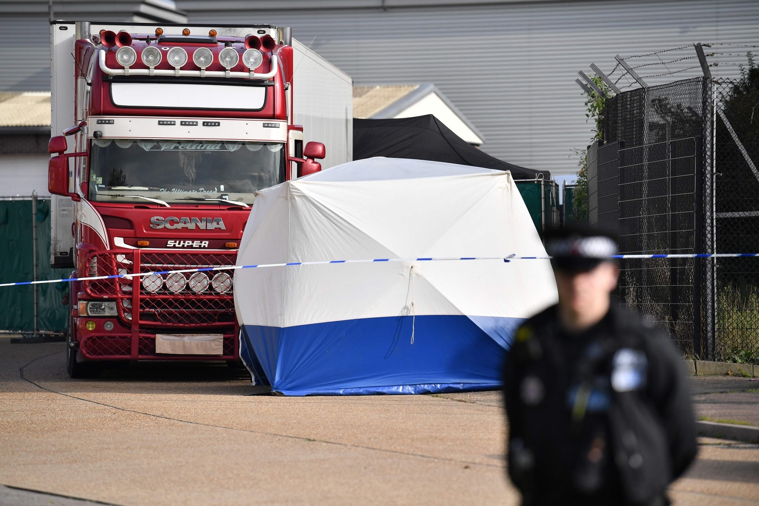 Bodies of 39 People Found in Truck Container Near London