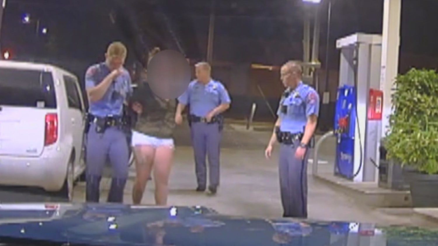 Wife Forced To Strip For Cop BDSM Fetish photo