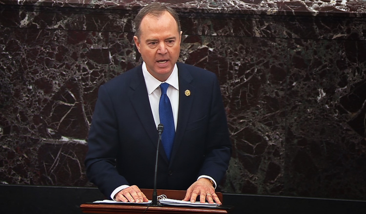 Schiff's powerful closing speech: 'Is there one among you who will say, Enough!'?