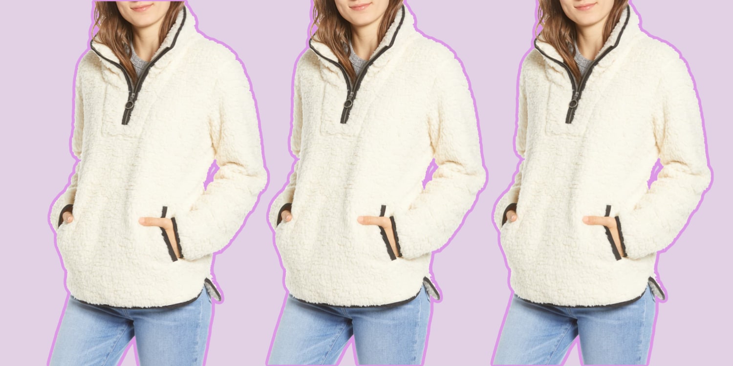Thread & Supply's Fleece Pullover is on sale now