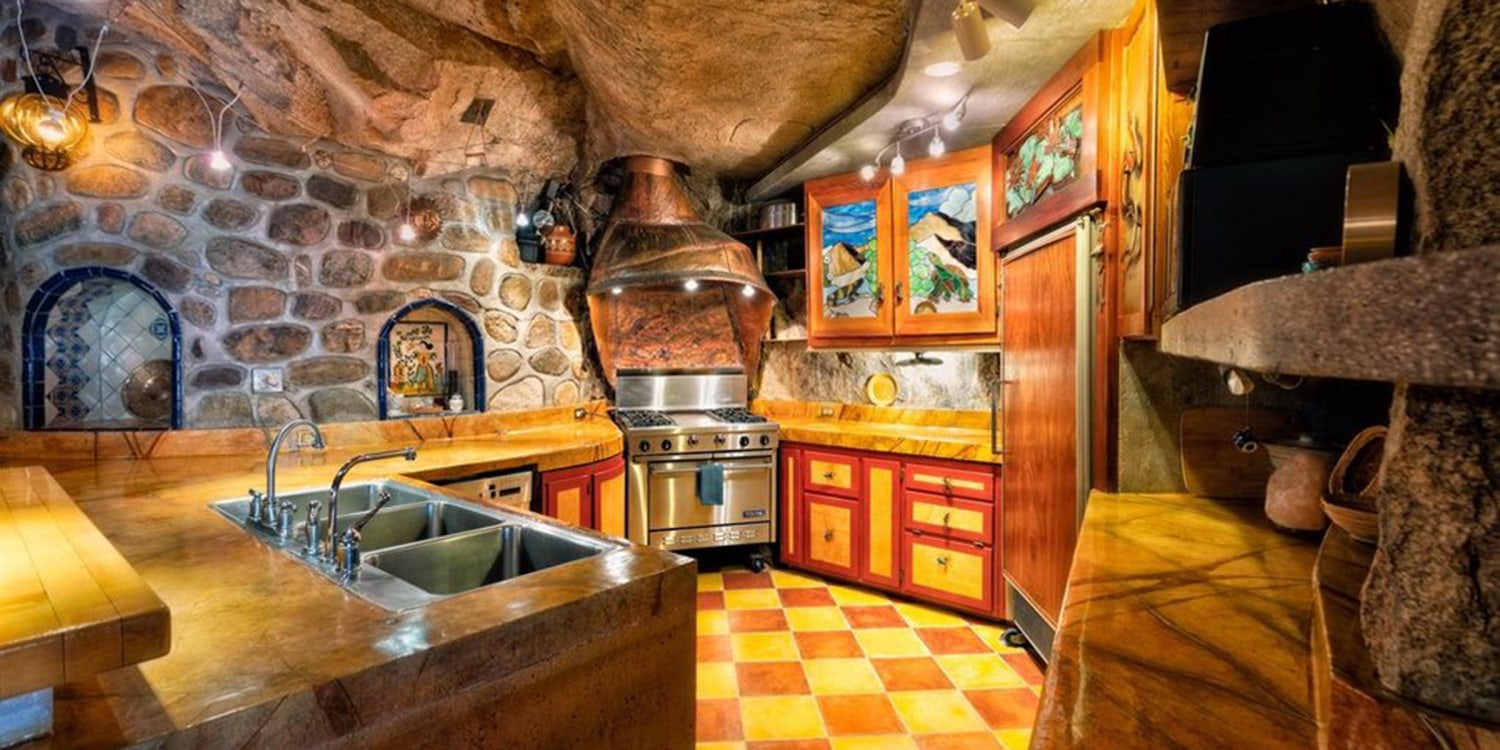 This cave house is literally carved into a mountain — and its for sale!