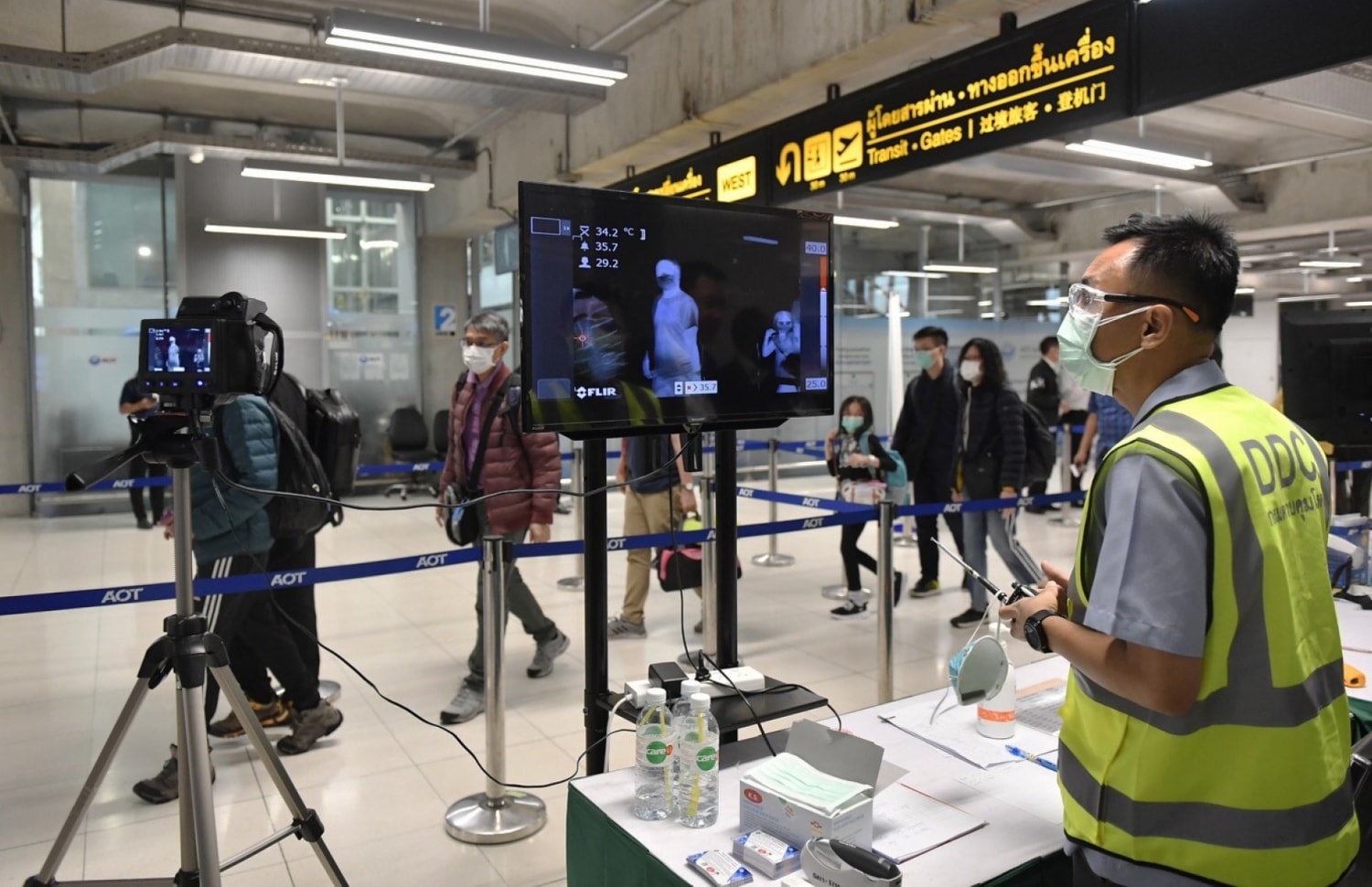 Travel, Thermometer and Covid Scanning in Airport with a Woman and  Security, Compliance and Safety Check. Health, Corona Stock Photo - Image  of digital, compliance: 259263328