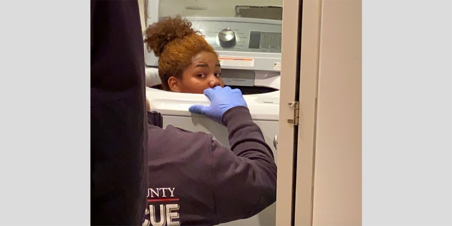 Virginia teen gets stuck in washing machine during game of hide-and-seek