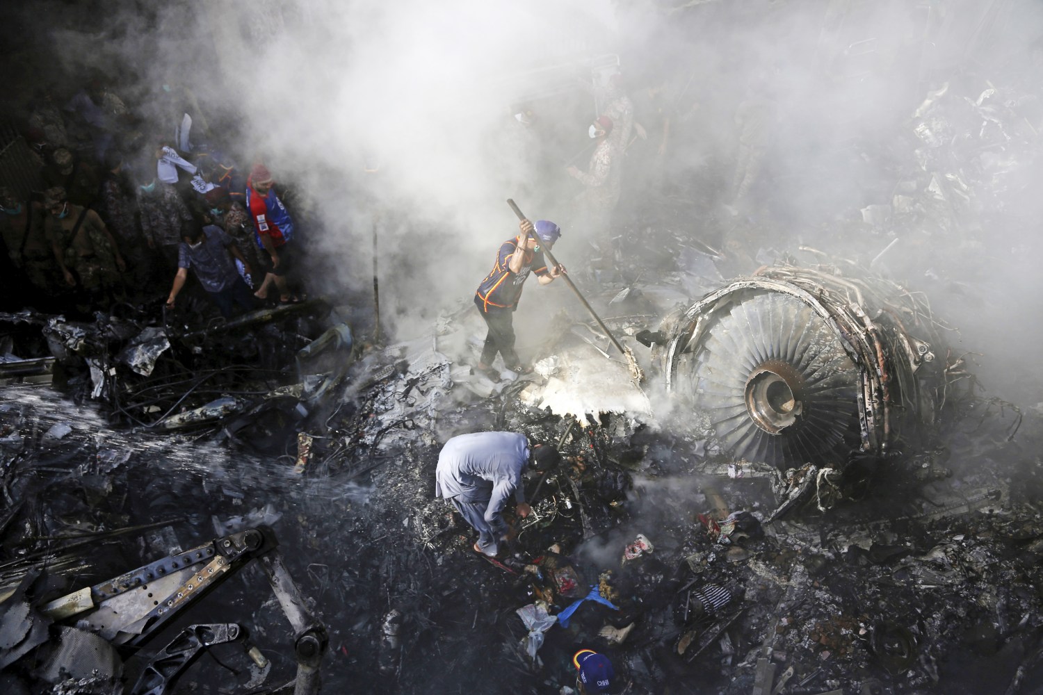 Pakistan mourns Karachi plane crash on Eid holiday as rescue operation  continues