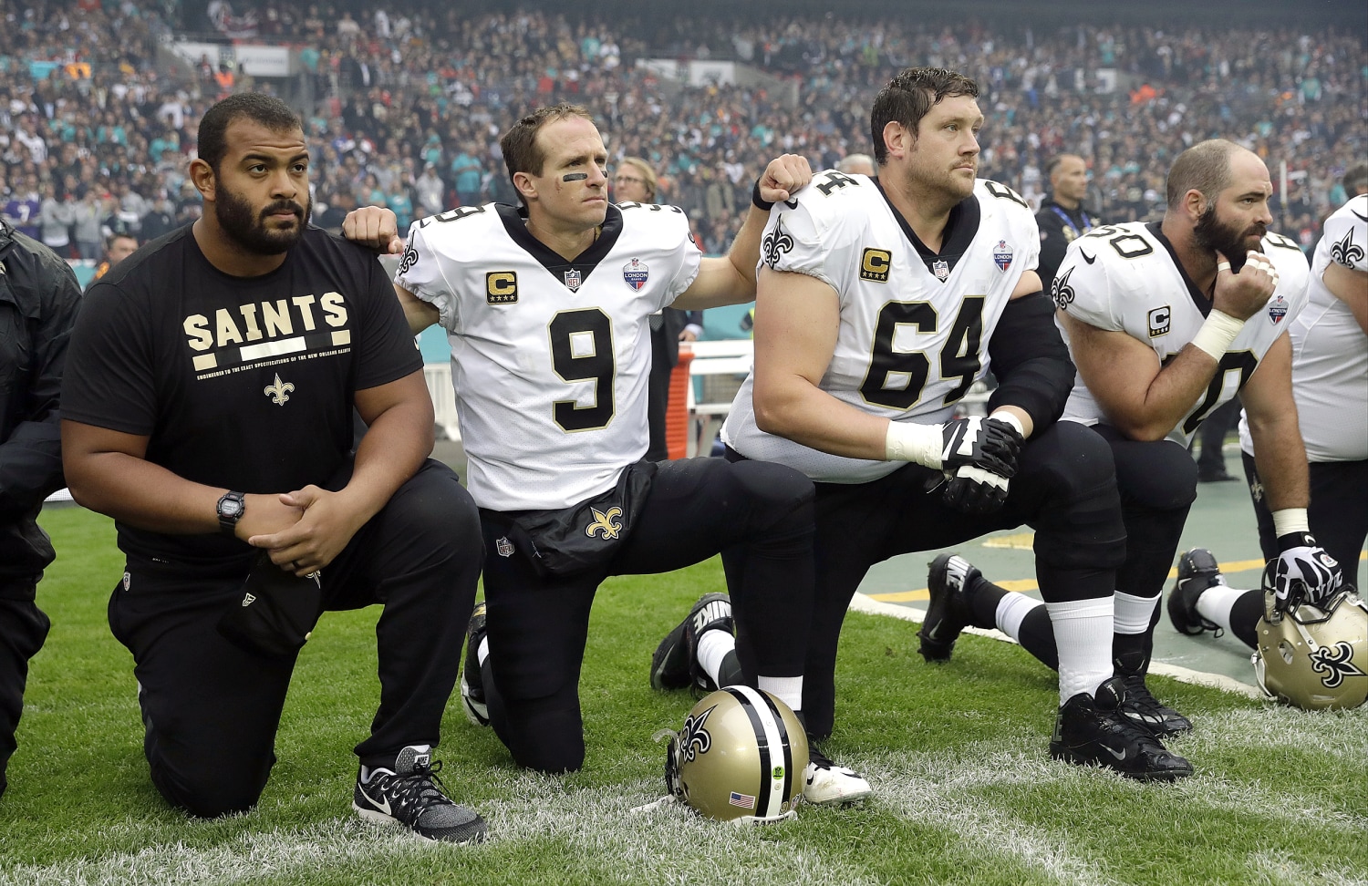 Drew Brees responds to Donald Trump on national anthem: 'I realize this is  not an issue about the American flag' 