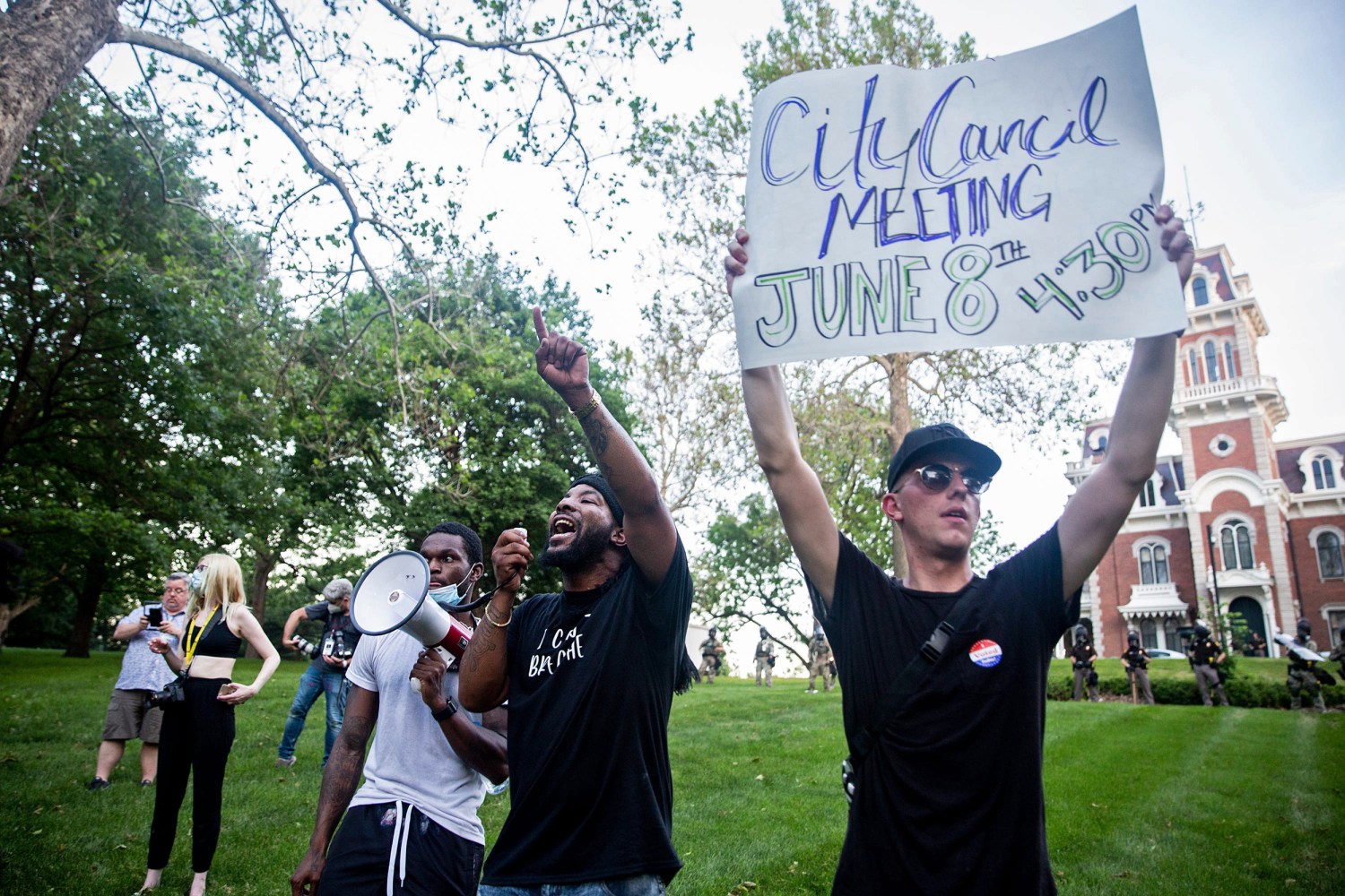 Des Moines is not immune to this': Iowa protesters march for racial justice  — and get results