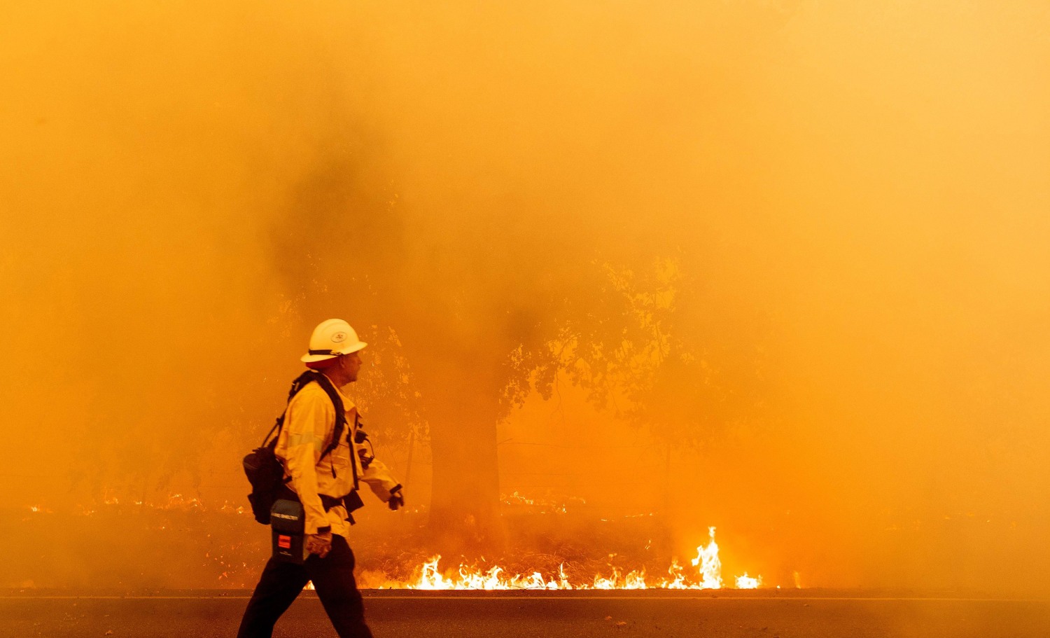 At least 5 dead in California fires; tens of thousands forced to flee