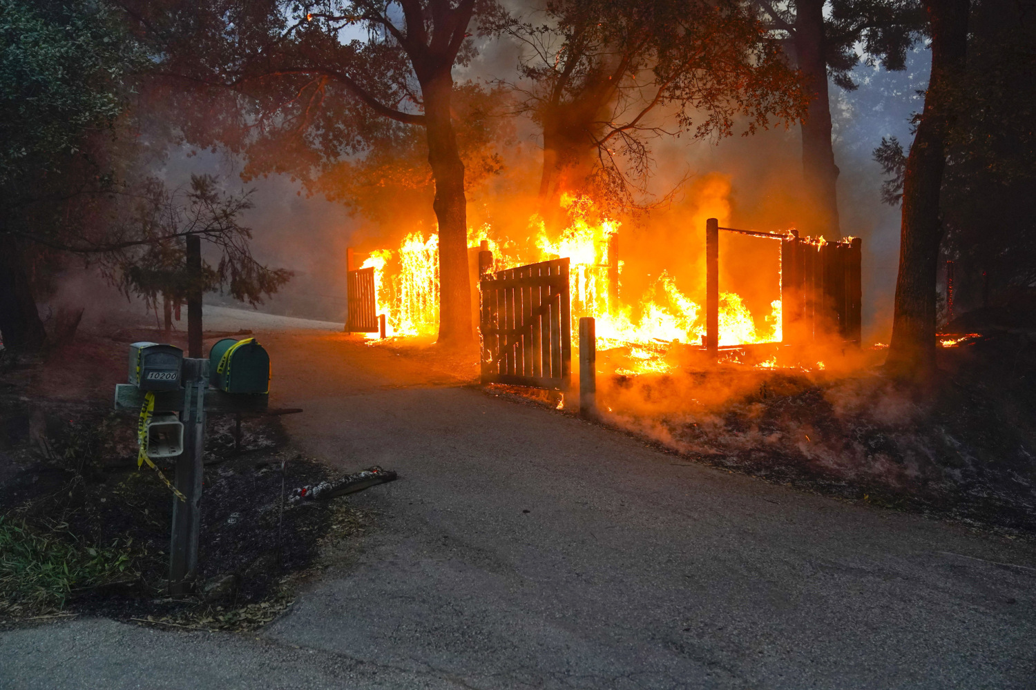 Photos Wildfires rage in Northern California