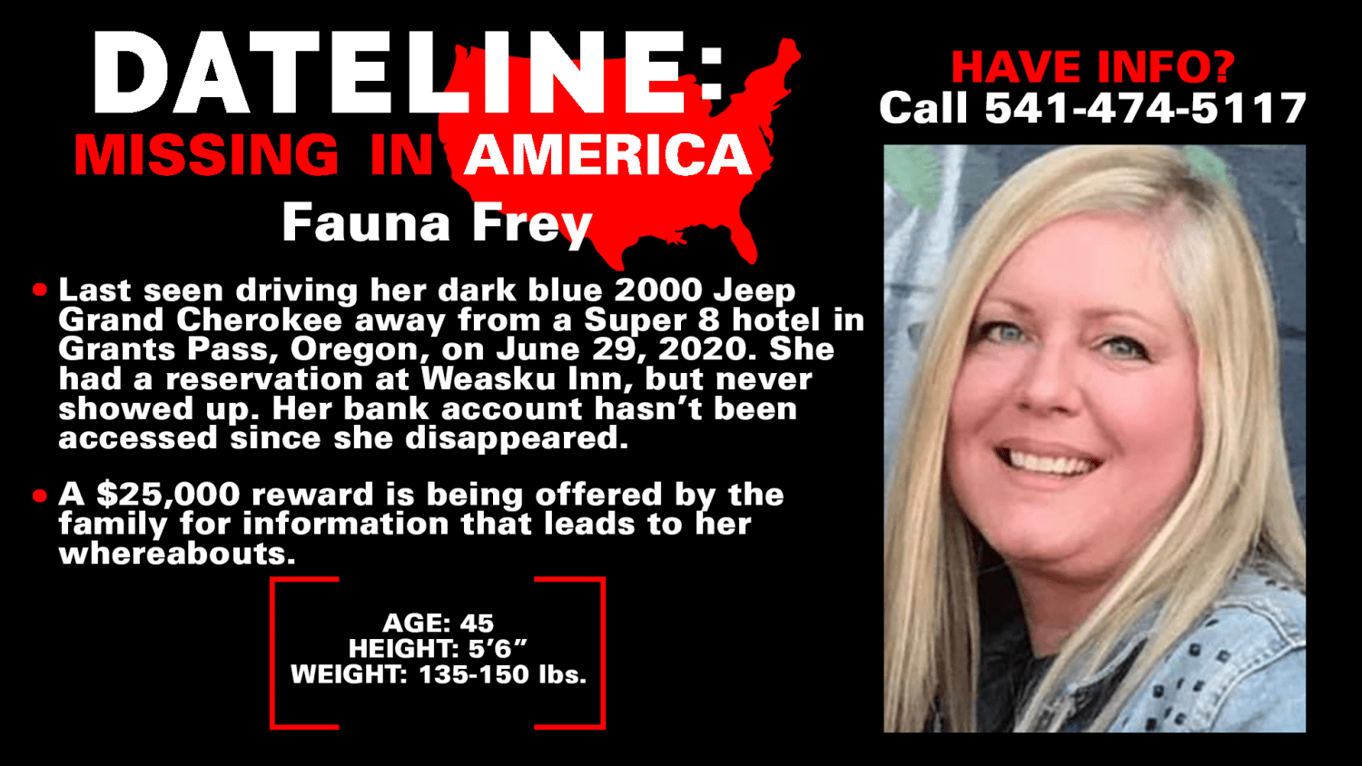 Family, friends continue desperate search for missing Oregon woman Fauna  Frey who disappeared in June