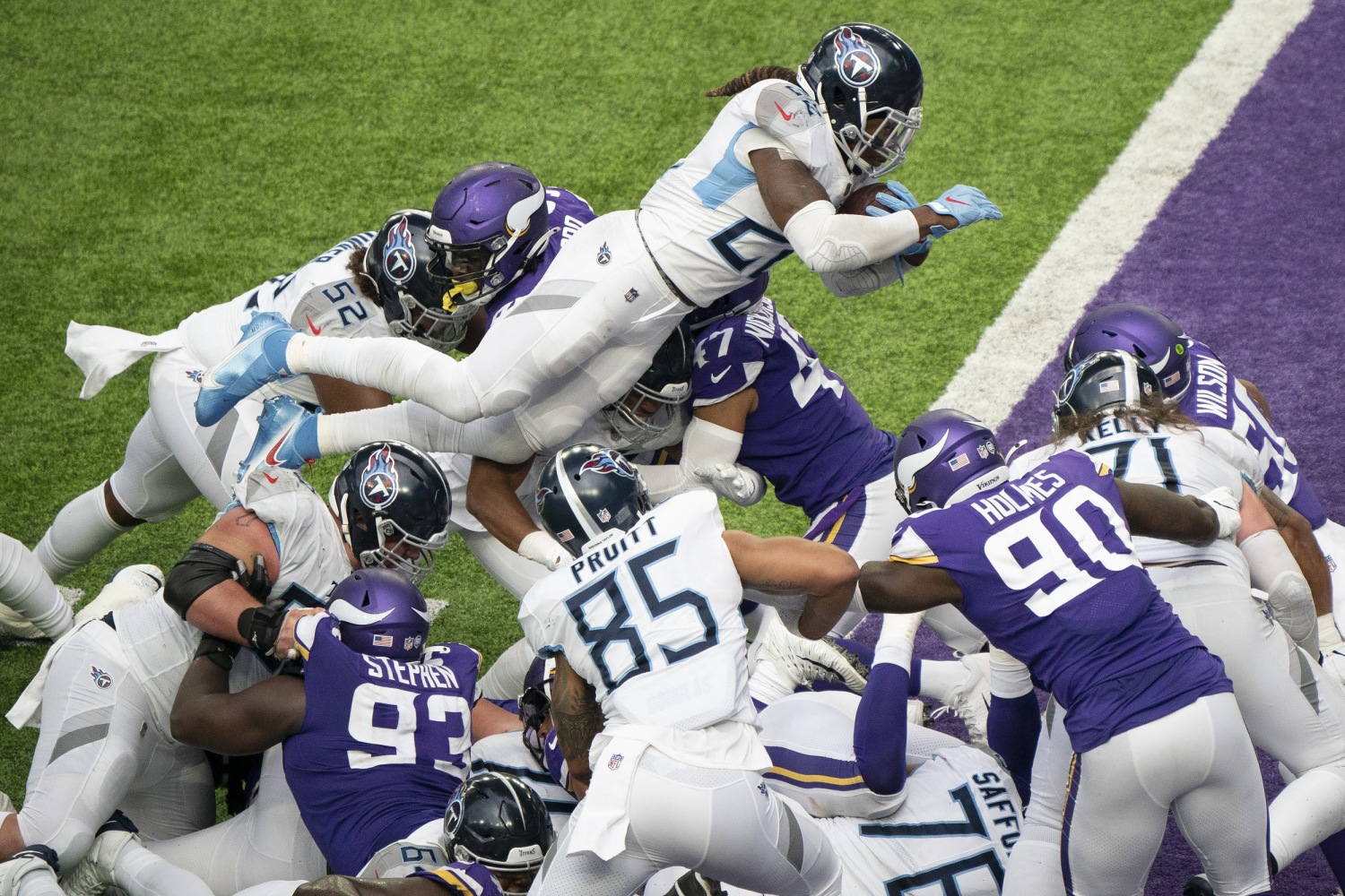 Game Photos: Vikings-Titans