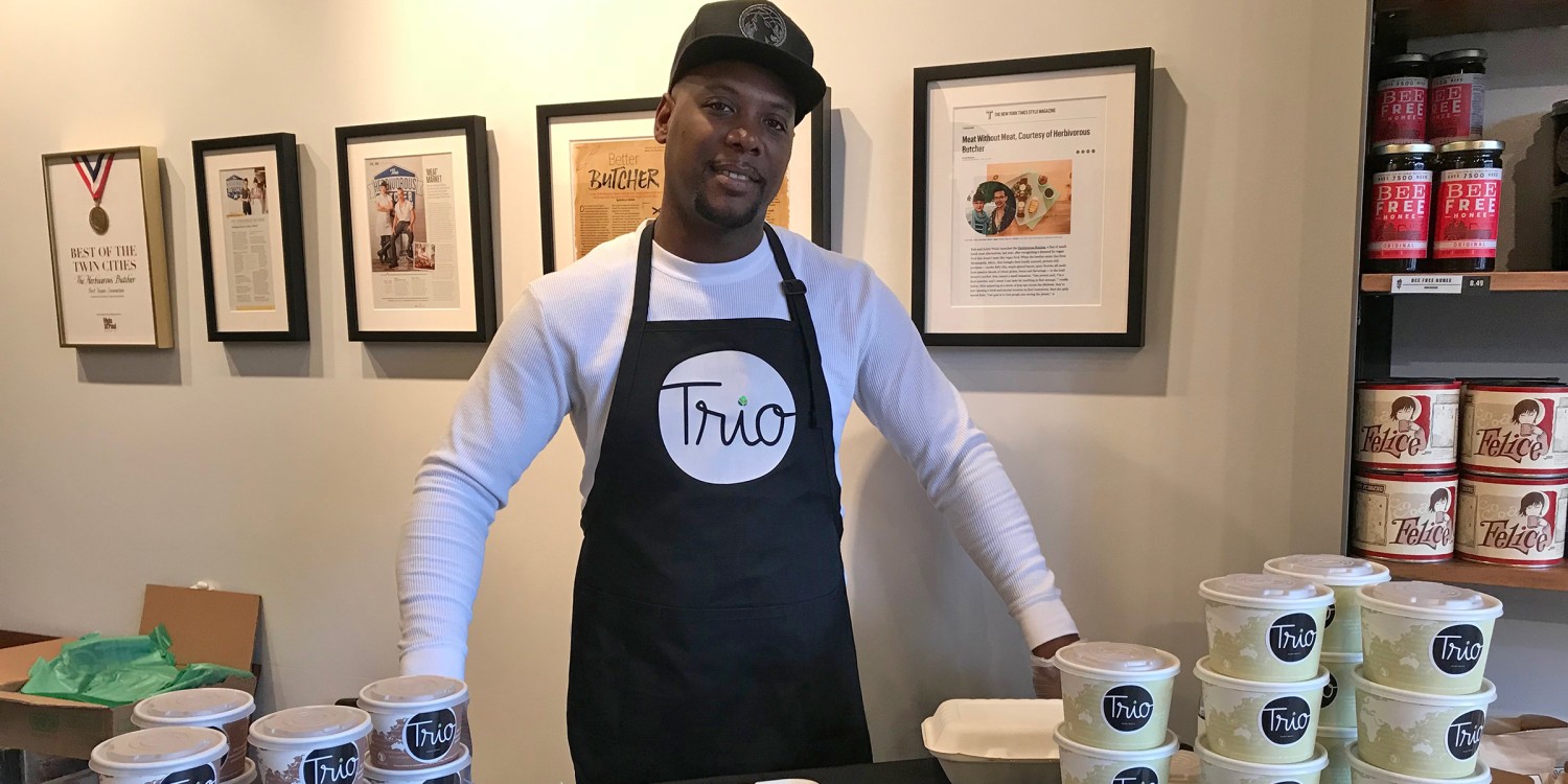 Trio's Louis Hunter is fighting for Black lives with plant-based food