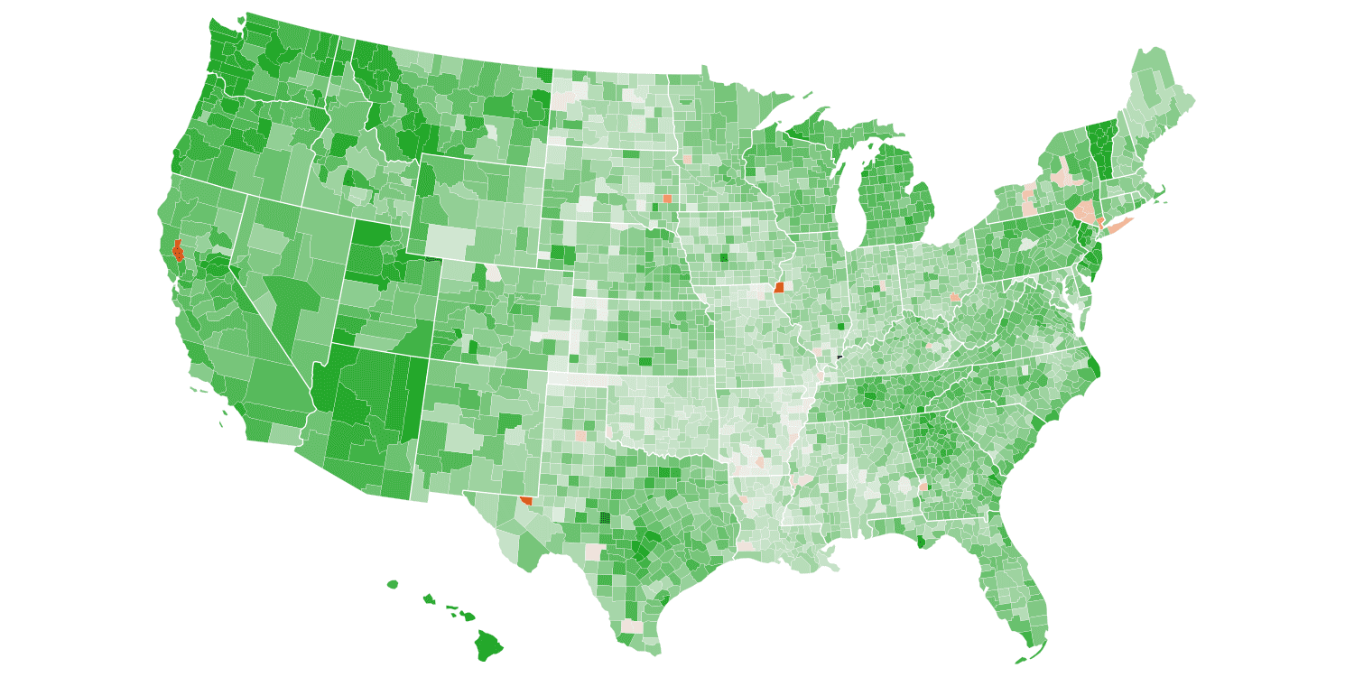 Map Turnout surged in 2020. See the numbers where you live