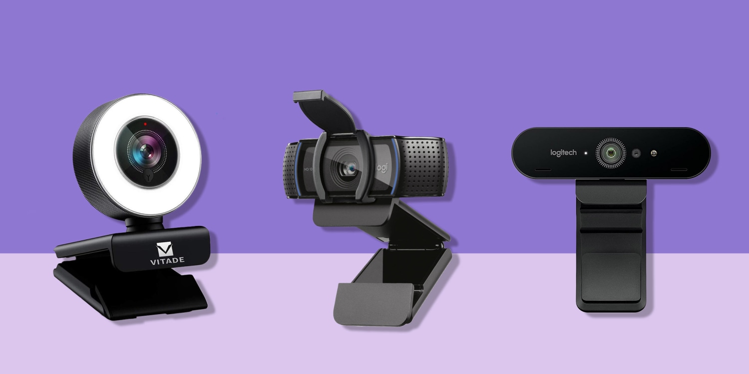 vitade 1080p webcam with a ring light