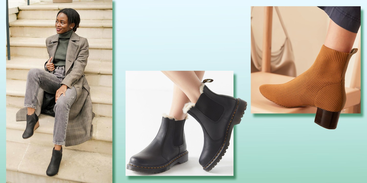 DoraTasia Womens Outdoor Warm Slip On Comfortable Block Square Heel Mid Calf Boots Casual Snow Winter Boots