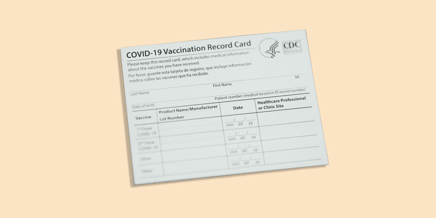 Fake Covid-19 Vaccine Cards Are A Growing Concern - Today