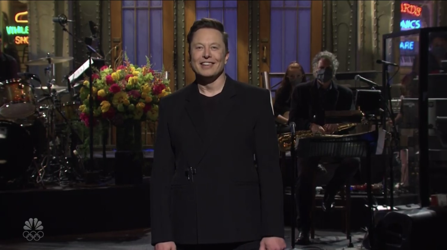 Elon Musk Delivers Laughs Tips Hat To Cryptocurrency On Saturday Night Live