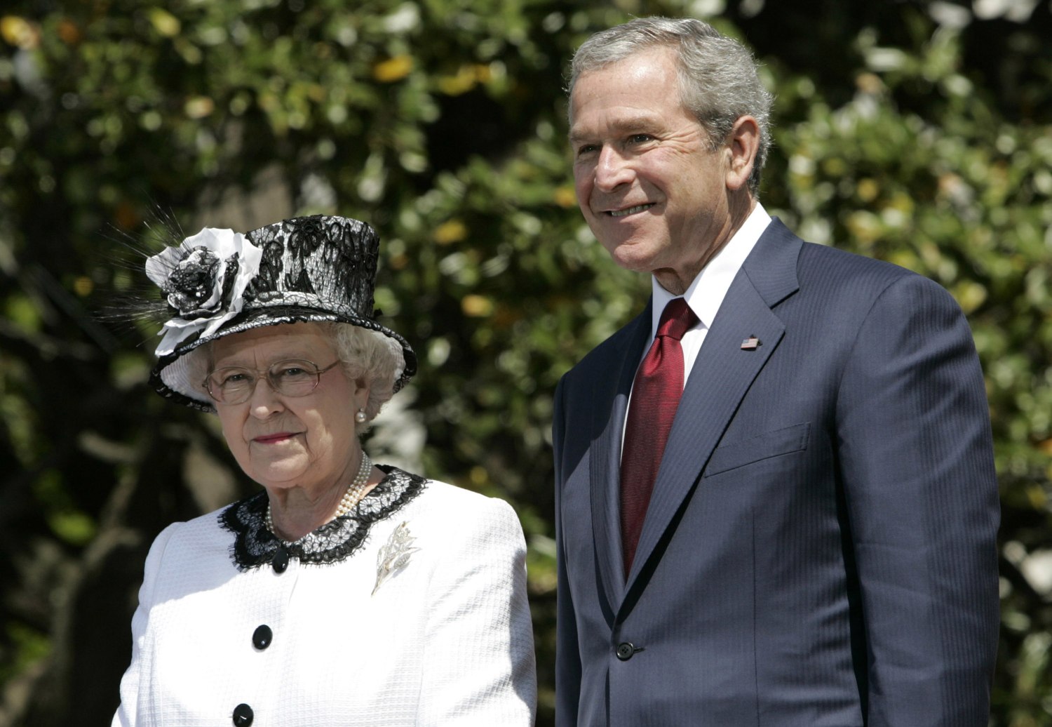 Queen Elizabeth II's rapport with 14 U.S. presidents