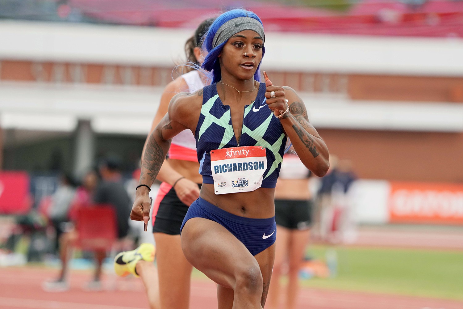 U.S. sprinter Sha'Carri Richardson suspended for one month after failed  drug test